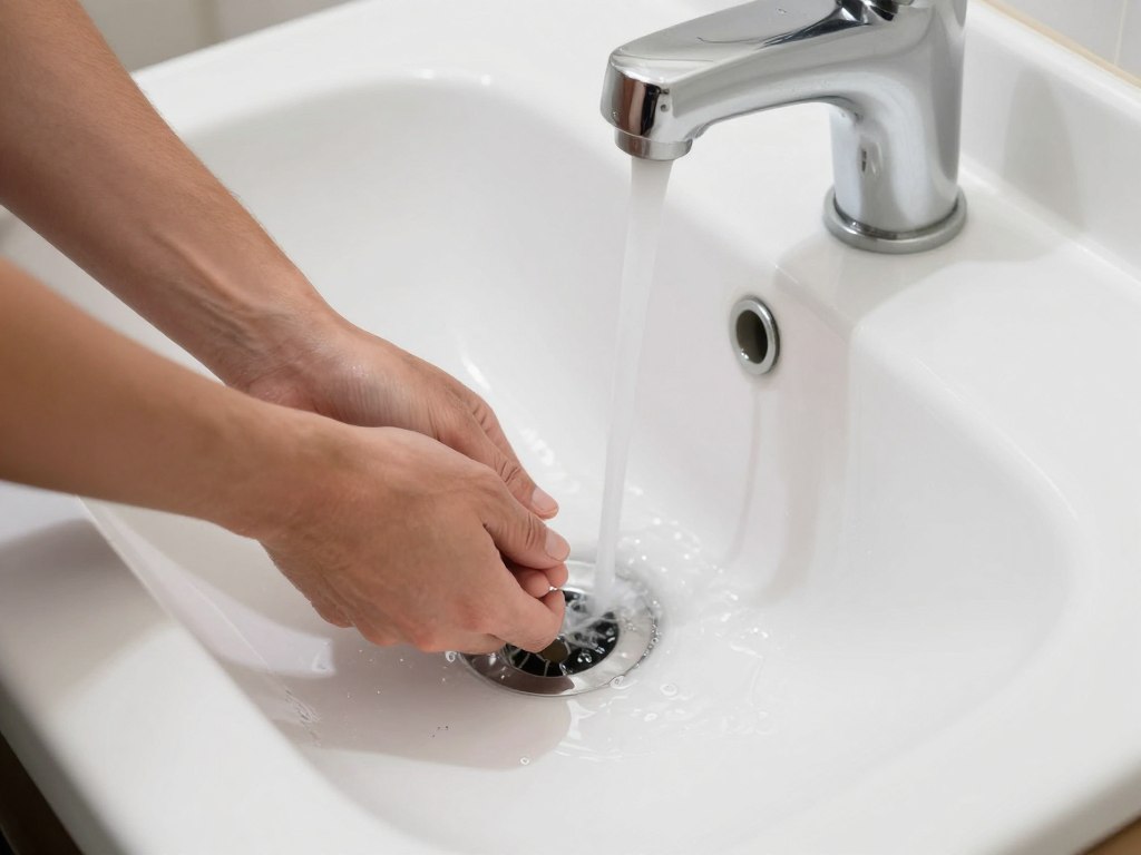 Clogged drain emergency with water backup in Tempe bathroom sink