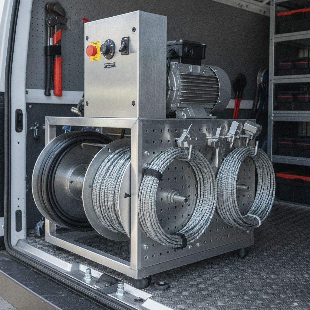 Drain snake equipment for mechanical clog removal