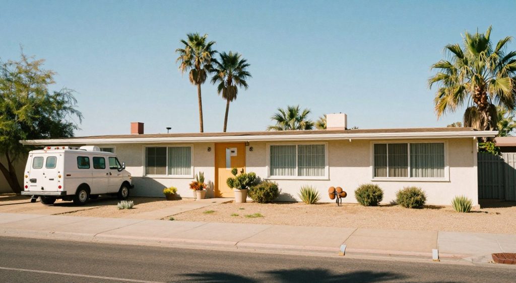 Older rental property building near Arizona State University campus requiring drain service