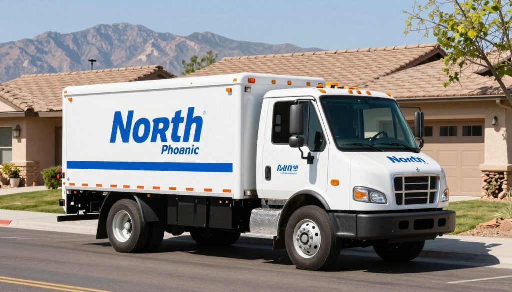 Professional drain cleaning service truck in North Phoenix 85021 area Professional drain cleaning service truck in North Phoenix 85021 area