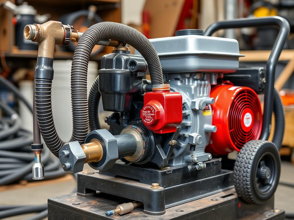 Professional motorized drain snake equipment