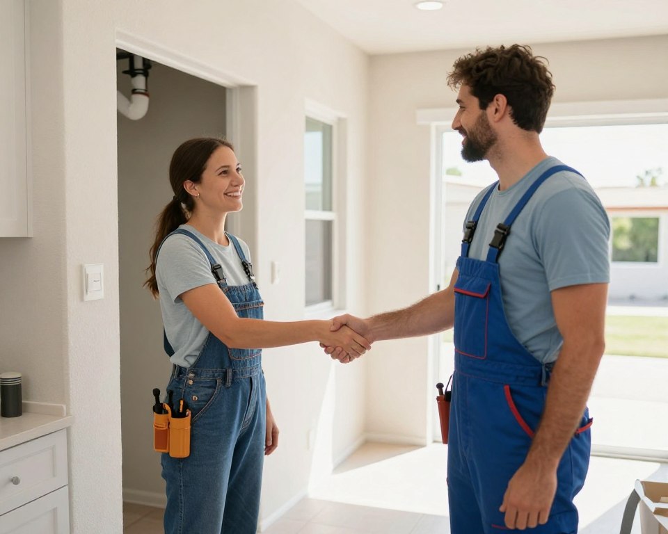 Satisfied Tempe homeowner after successful drain cleaning service
