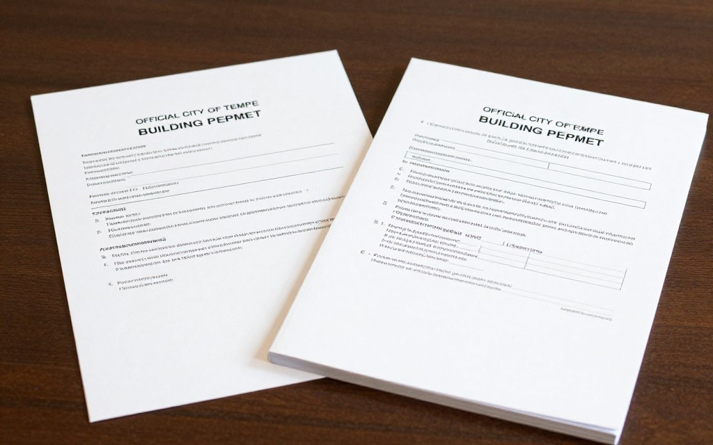 Tempe building permit and code compliance documentation